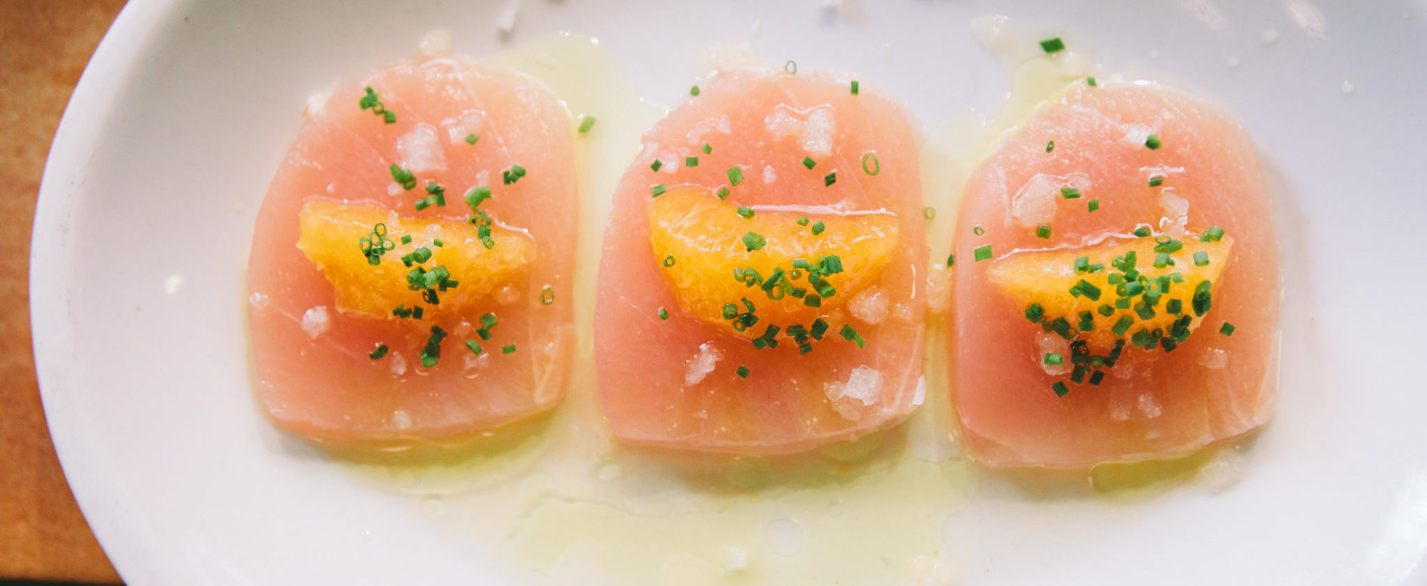 Crudo from Neptune Oyster