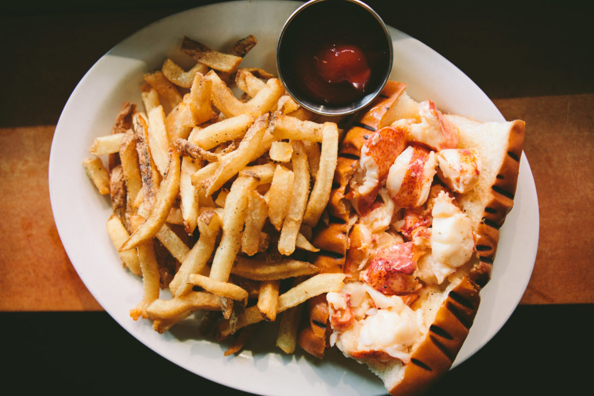 Lobster roll from Neptune Oyster