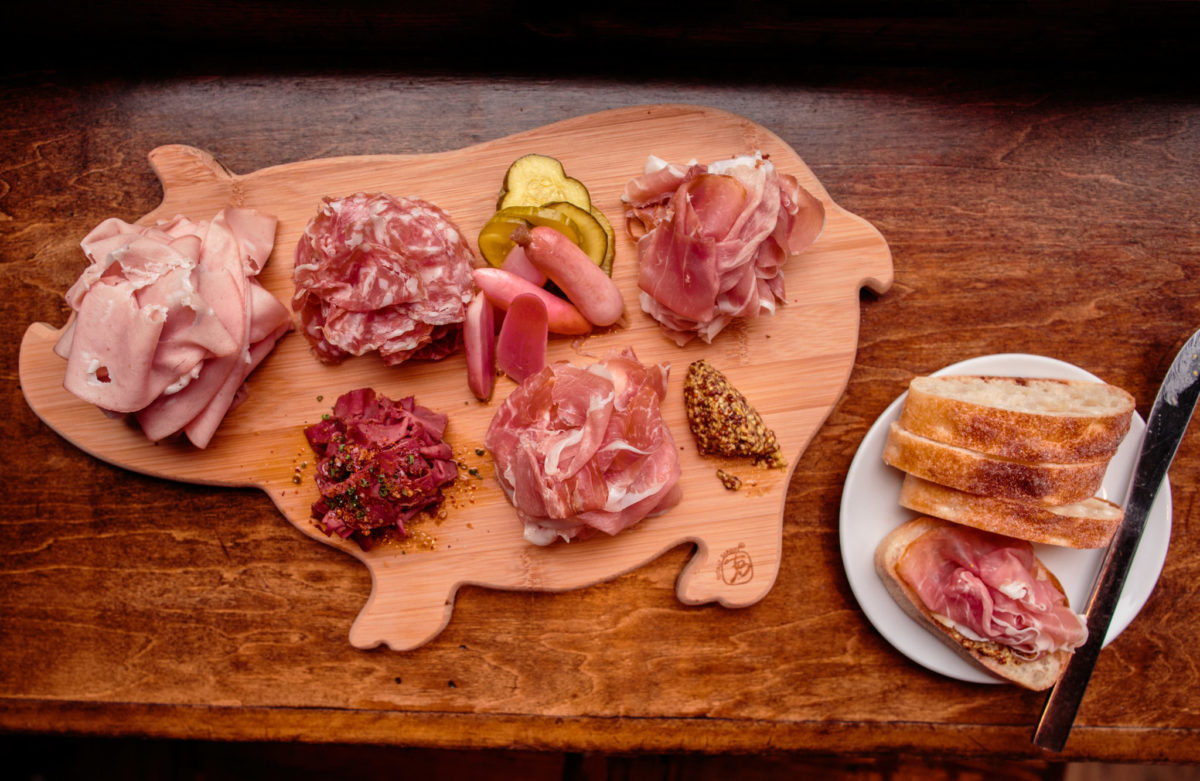 Charcuterie board from Coppa