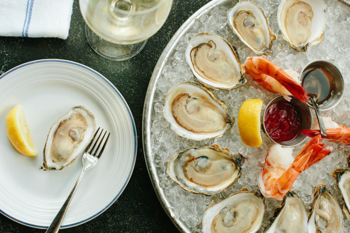 Oysters from Island Creek Oyster Bar