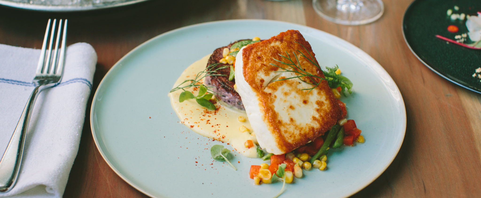 Halibut from Island Creek Oyster Bar