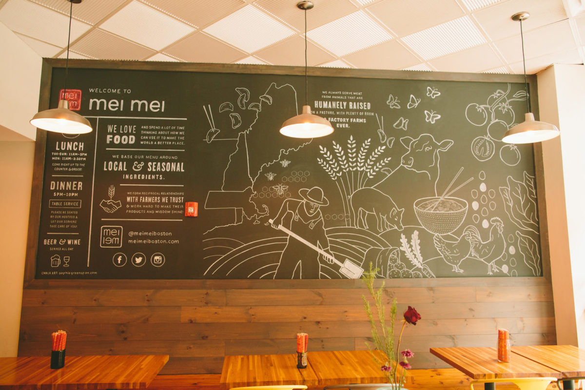 Interior of Mei Mei