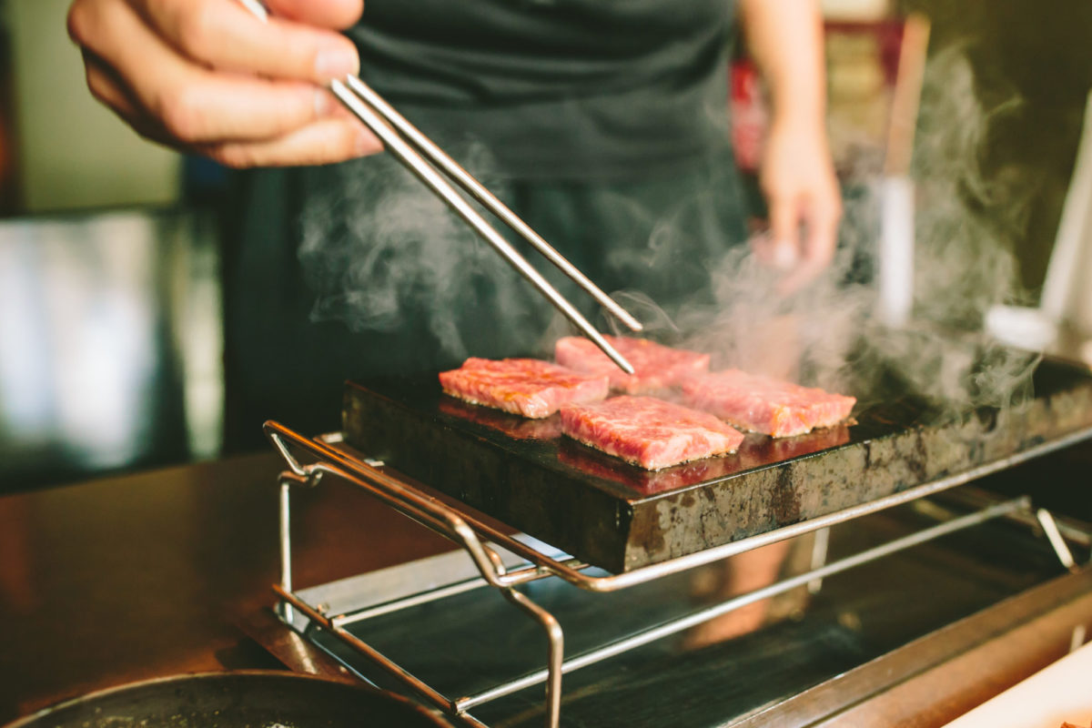 Wagyu beef from Oishii Too