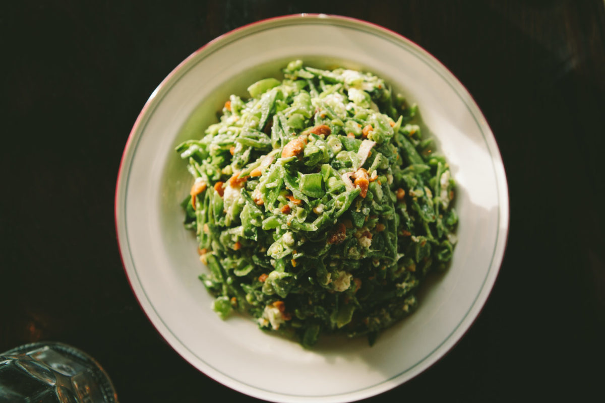Sugar snap pea salad from Branch Line