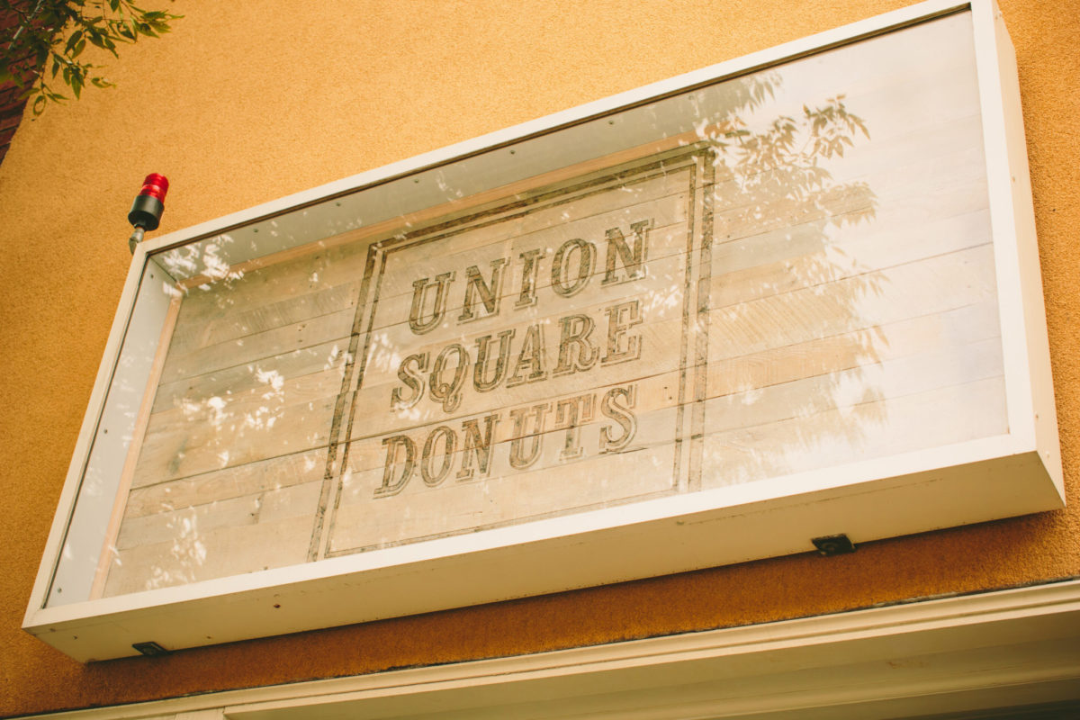 Exterior of Union Square Donuts