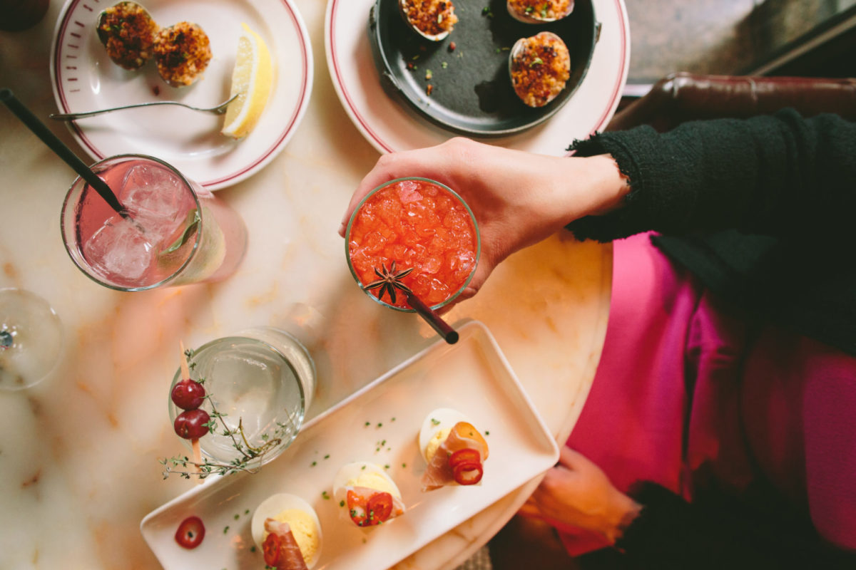 Food and drinks from Eastern Standard