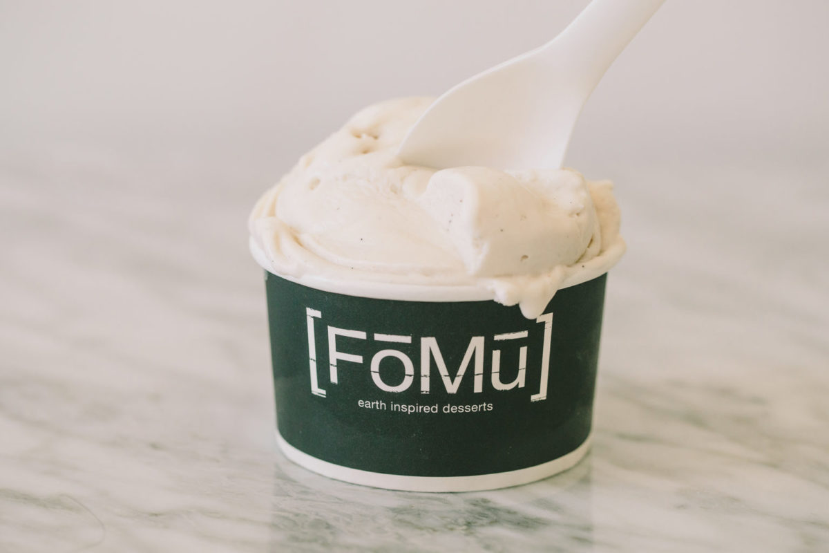 Vanilla ice cream from FoMu 