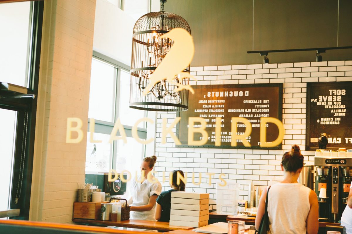 Interior of Blackbird Doughnuts