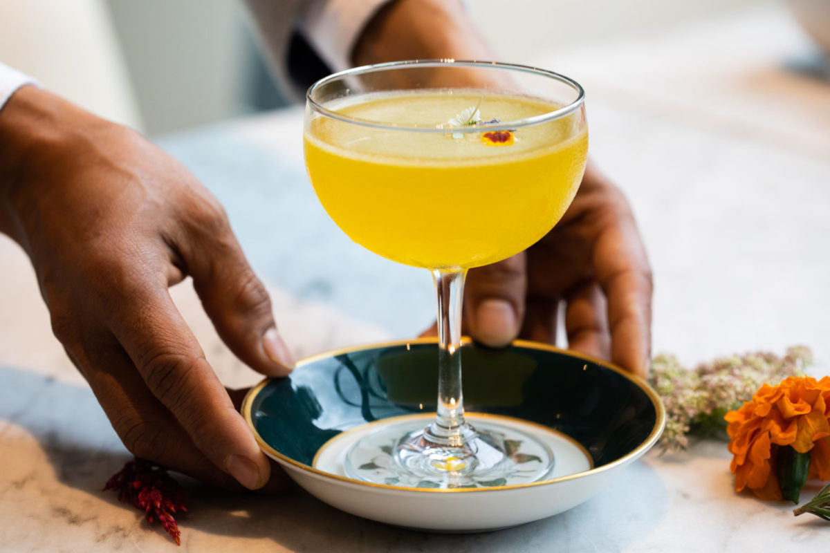 Bumblebee cocktail from ArtScience Culture Lab & Cafe