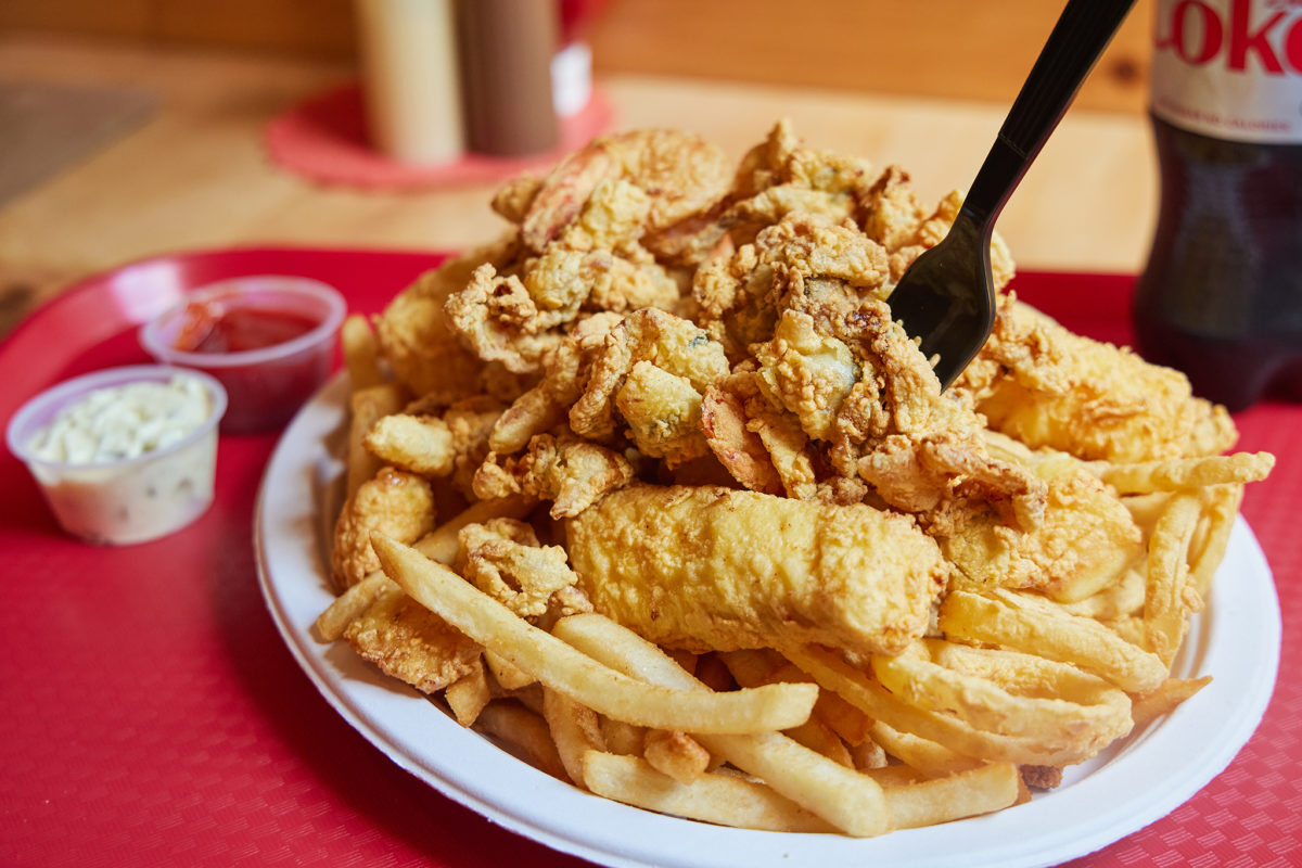 fried food served at Essex Seafood one of the restaurant Options around Ipswich and Essex