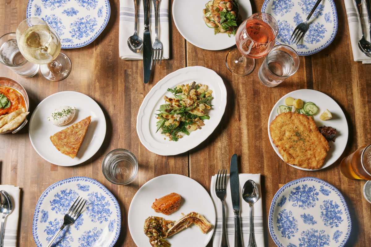 Thistle & Leek food spread